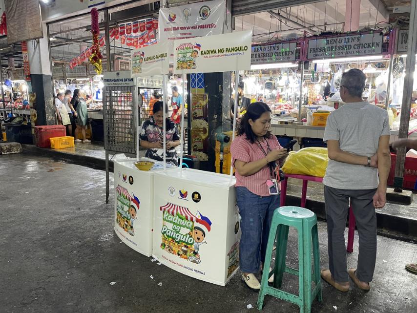 The Department of Agriculture began selling rice at just P40 per kiko at the Pasay Public Market. Supplies however quickly ran out. Jervis Manahan, ABS-CBN News