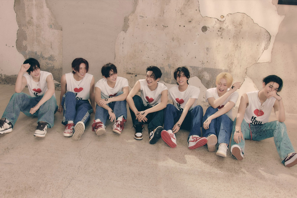 ENHYPEN in a concept photo for their album ‘Romance: Untold.’ Photo from Belift Lab’s X account
